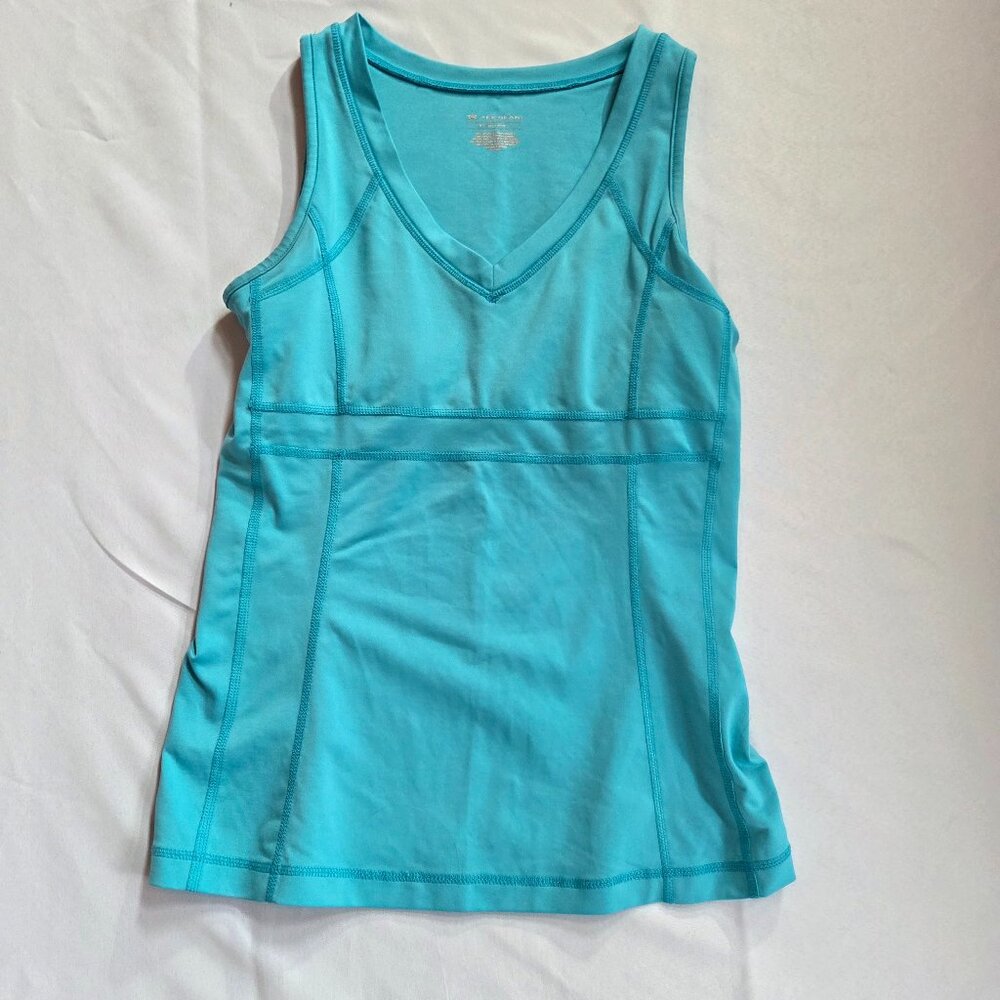 Tek Gear Athletic Tank Top | Turquoise/Teal | Built-In Liner | Size Medium
